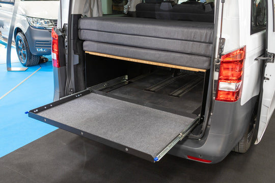 Heckablage und -auszug – Mercedes V-Klasse, Marco Polo, Pössl Vanstar