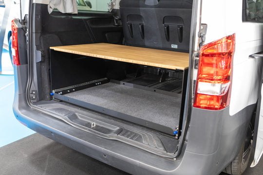 Heckablage und -auszug – Mercedes V-Klasse, Marco Polo, Pössl Vanstar