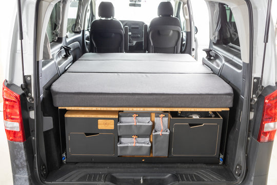 Heckablage und -auszug – Mercedes V-Klasse, Marco Polo, Pössl Vanstar