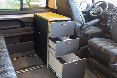 Singleblock – Mehr Stauraum hinter dem Fahrersitz