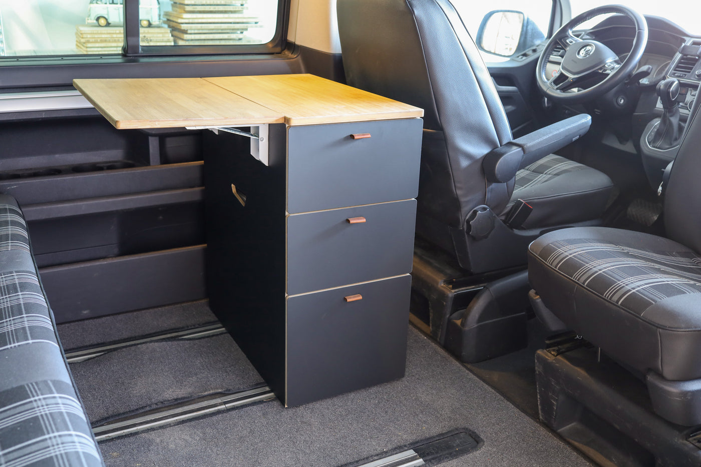 Singleblock – Mehr Stauraum hinter dem Fahrersitz